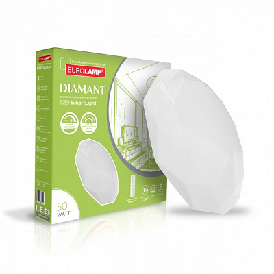 Светильник светодиодный Eurolamp белый LED-SL-50W-T20 