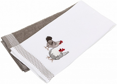 Набор полотенец Roosters 2 шт 50x72 см La Nuit разноцветный 