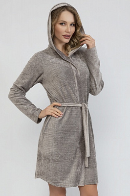 Халат домашний женский Roksana DA VINCI №1318/50006 р. 46 капучино