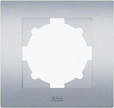 Рамка одноместная ABB Cosmo универсальная серый металлик 612-011000-271