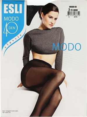 Колготки женские ESLI MODO 40 den nero р. 2 черный 