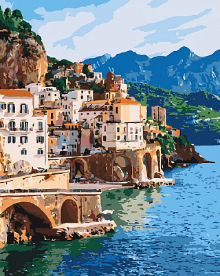 Картина за номерами Казковий острів Ідейка