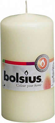 Свічка кремова 12х6 см Bolsius