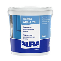 Емаль акрилова Aura® Luxpro Remix Aqua Білий (База А) глянець 2,2л