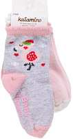 Шкарпетки для дівчаток KATAMINO K44042 KTM36035 р.12-18 сірий 