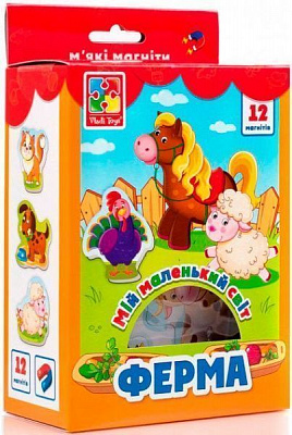 Гра магнітна Vladi Toys Мій маленький світ: Ферма VT3106-09