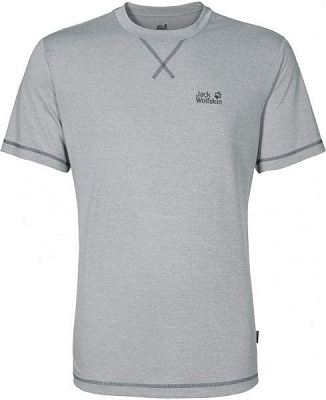 Футболка Jack Wolfskin CROSSTRAIL T MEN 1801671-6720 L сірий