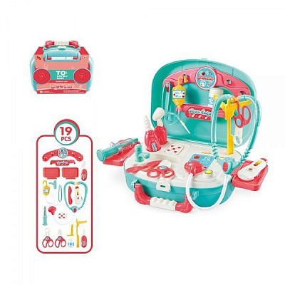 Ігровий набір лікаря 19 предметів у валізі 660-59