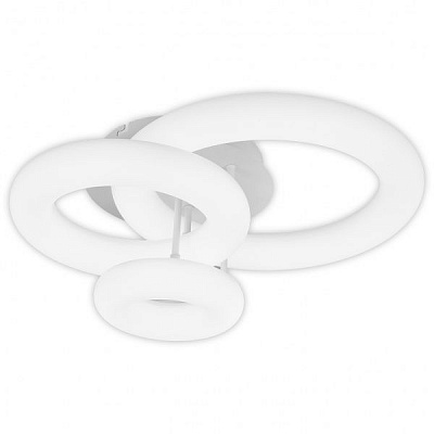 Люстра светодиодная Hopfen Gravitation 3R-NK с пультом ДУ (Plexiglas) 80 Вт белый 