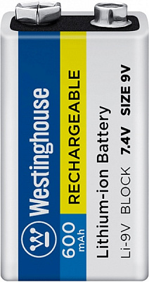 Акумулятор Westinghouse Li-ion крона 9V 1 шт. (Li-9V600)