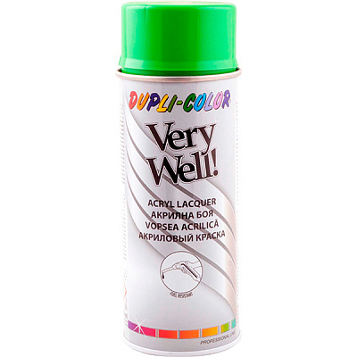 Эмаль аэрозольная Dupli-Color Very Well RAL 6018 желто-зеленый глянец 400 мл