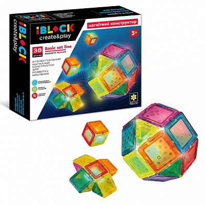 Конструктор магнітний Iblock PL-921-249