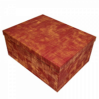 Коробка подарочная бордовая текстурная 31х23 см 111081307