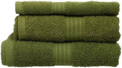 Рушник Косичка 360гр/м 100x150 см оливковий Simi