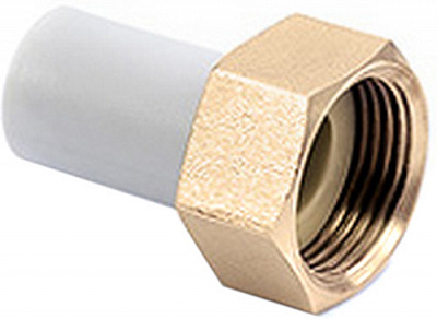 Муфта с накидной гайкой ВН PRAWTECH PP-R O20 x 3/4 ВР (P820020034)