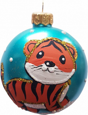 Куля Юріта Тигр 7 см A70139M зелений