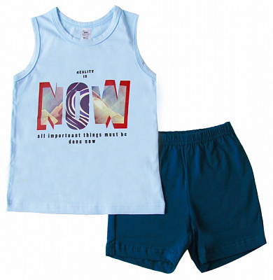 Пижама для мальчиков Smil р.146 голубой 104718 