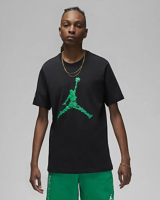 Футболка Nike M J ESS SS CREW 3 DX9581-010 р.L черный