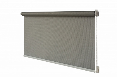 Ролета мини Gardinia Риббед 46x170 см серая 