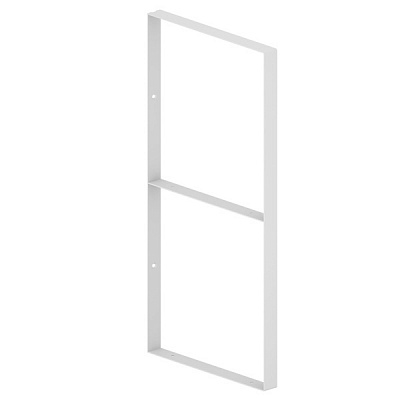 Кронштейн для полиць Valore Подвійний прямокутник Loft SW-DR-28 білий