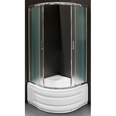 Душевая кабина Polaris Madeira 100x100 профиль хром, стекло матовое