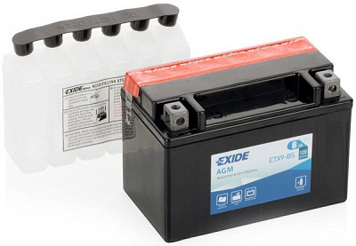 Акумулятор автомобільний EXIDE AGM 8Ah 120A 12V (ETX9-BS)
