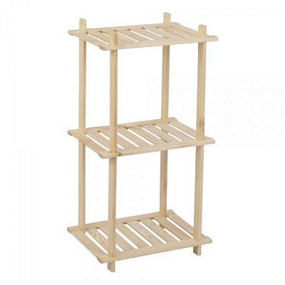 Стелаж дерев'яний WoodMood Airy 3 полиці 800x360x300 мм сосна (STR 033632)