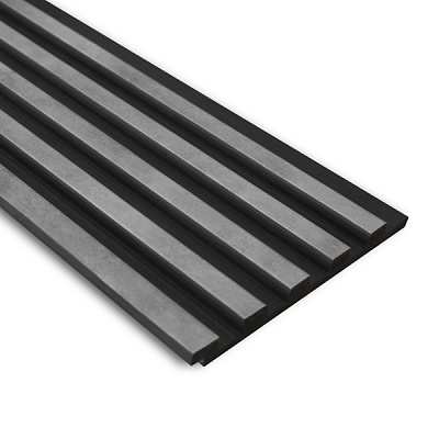 3D-панель MARCO decor 12010-707-K сірий бетон із чорним 120х10х2900 мм (0,34 кв.м)
