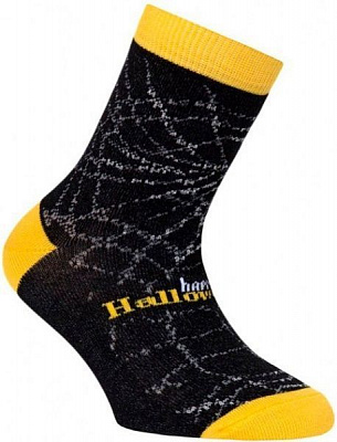 Носки детские Conte-Kids 17С-22СП р.22 черно-желтый 