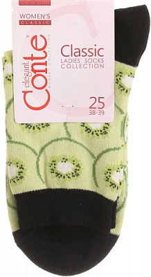 Носки Conte CLASSIC 7С-22СП 107 р. 25 салатовый 1 шт. 