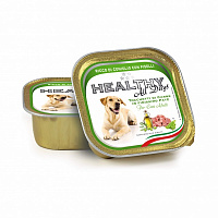 Корм для взрослых собак для всех пород Healthy All days 4+1 5х150 г крольчатина и горох