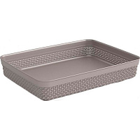 Органайзер настольный KIS 249160 Filo A4 серо-коричневый 60x340x260 мм