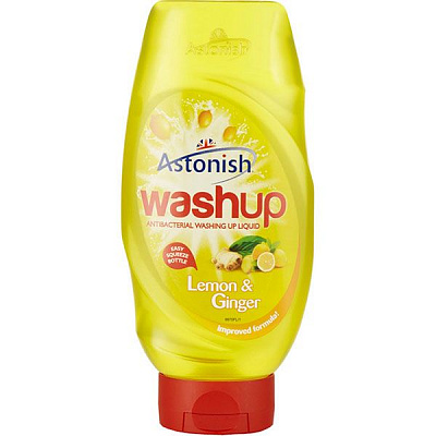 Засіб для миття посуду Astonish Лимон і Імбир 600 мл