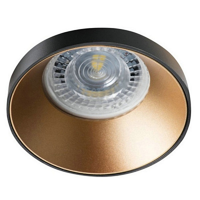 Светильник точечный Berger 40 Вт GU10 черный с золотистым 3025-DL-1 Black & Gold 