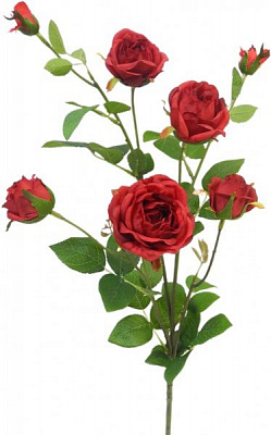 Рослина штучна Троянда стопелюсткова червона 27994HN