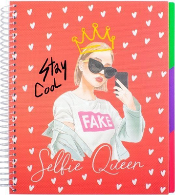 Блокнот Selfie: Queen B5 120 аркушів O20850-01 Optima