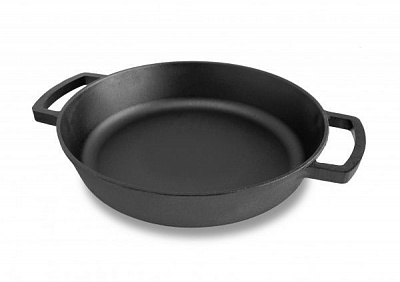 Жаровня Brizoll ø360 мм 84 мм 5,1 л чавунна Monolith