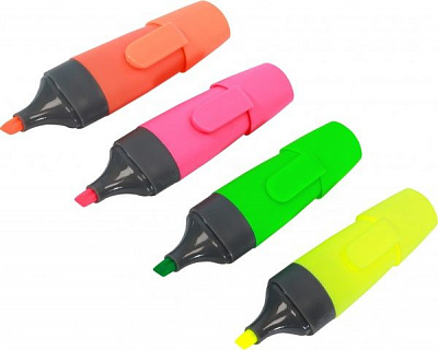 Набор текстовых маркеров Nota Bene 4 шт. разноцветный 