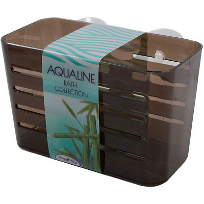 Полка Arino Aqualine 18,7х10х12,2 см серая 51166 