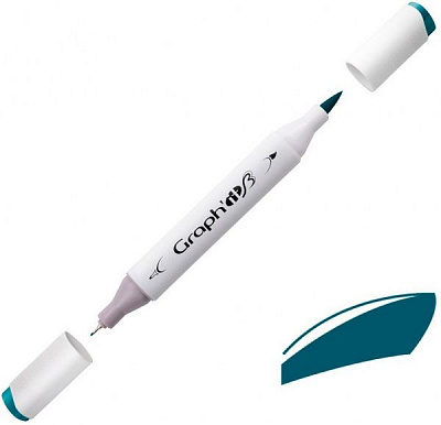 Маркер двусторонний Graph'it GI87290 нефтяной 