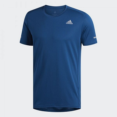 Футболка Adidas RUN IT TEE M DQ2536 XL темно-синій