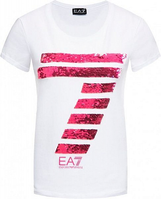 Футболка EA7 T-short 3HTT41-TJ12Z-1100 L білий