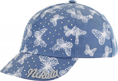 Кепка для девочек Pampona 21 L 05 р.52 голубой 