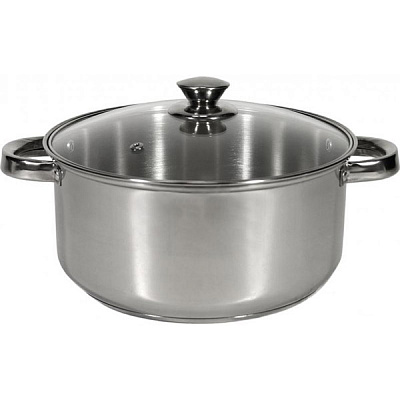 Каструля з нержавіючої сталі Matrex з кришкою 1.4 л