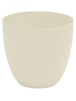 Горщик пластиковий Plastiken Cuenko TES 58 л круглий 58 л бежевий