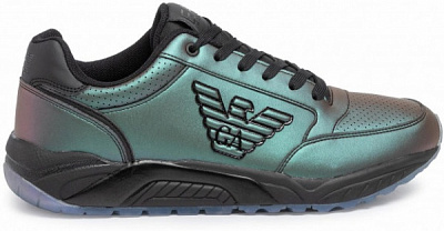 Кросівки EA7 PVC/PLASTIC_SNEAKER X8X022-XK116-A542 р.US 10 чорний