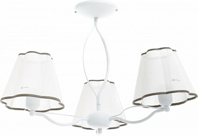 Люстра стельова TK Lighting Stokrotka 3xE27 білий 1293