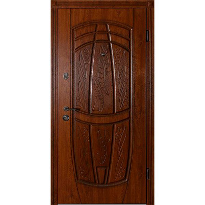 Дверь входная Abwehr Massandra орех 2050x960 мм правые