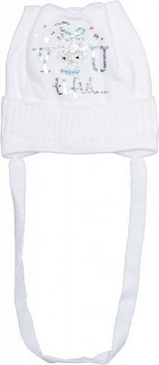 Шапочка дитяча для дівчинки Luna Kids р.36 білий 2146