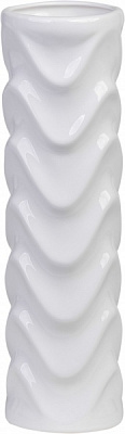 Ваза керамическая Eterna 4 41,5 см белая 